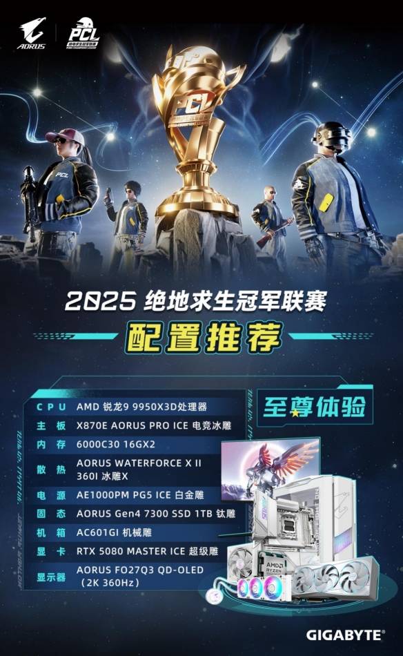 新葡萄娱乐官网技嘉AORUS电竞主机联名PCL：助力畅快吃鸡体验(图7)