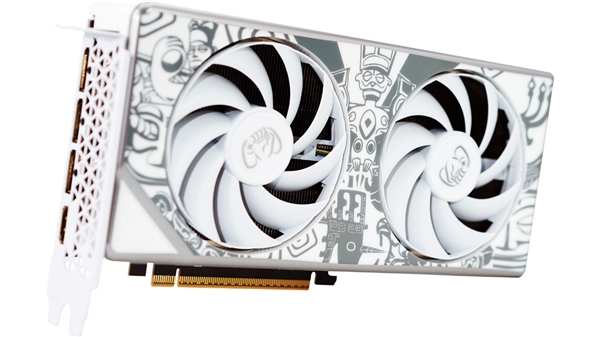 新葡萄娱乐平台打破常规 纯白涂鸦新时尚电竞叛客RTX 5070 X2W评测(图8)